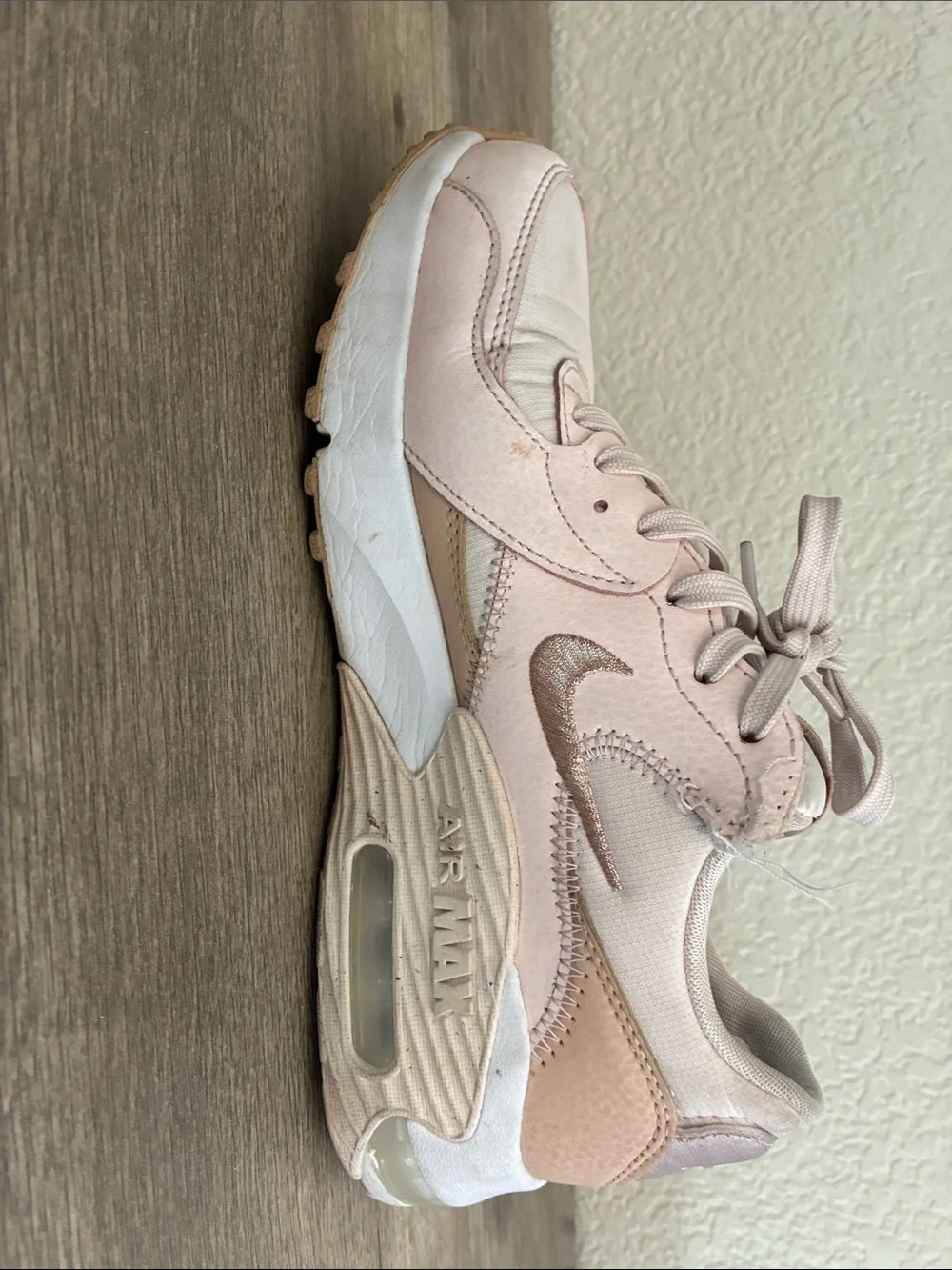 Nike Women’s Blush and Beige Air Max Low-Top Sneakers